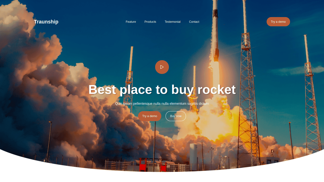 Preview de Traunship-Landing-Page