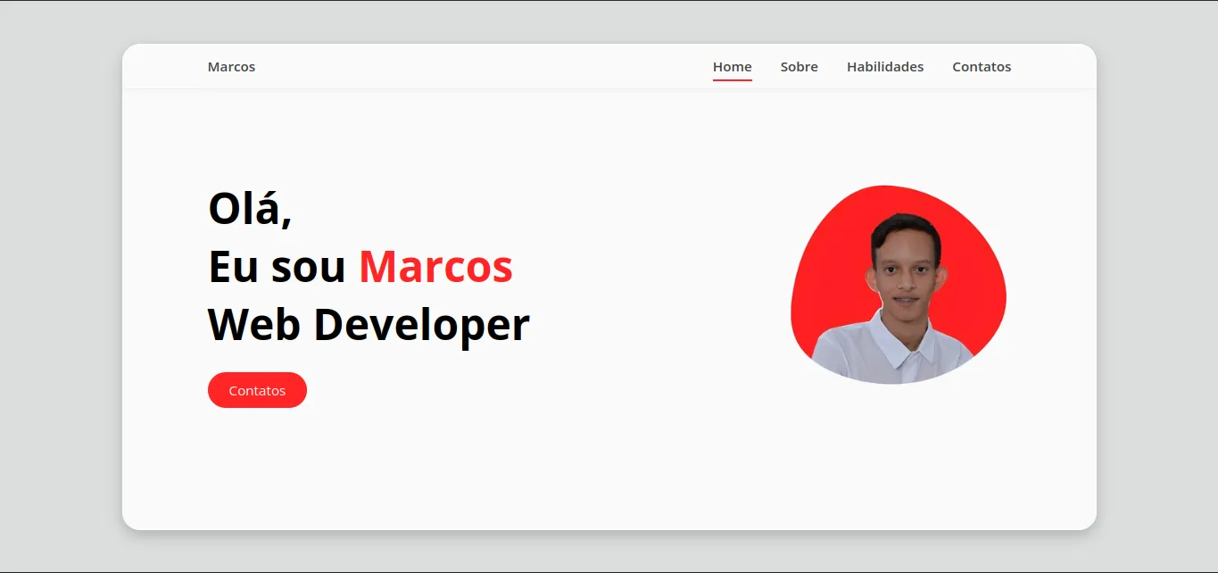 Preview of Portfolio Horizontal Simples